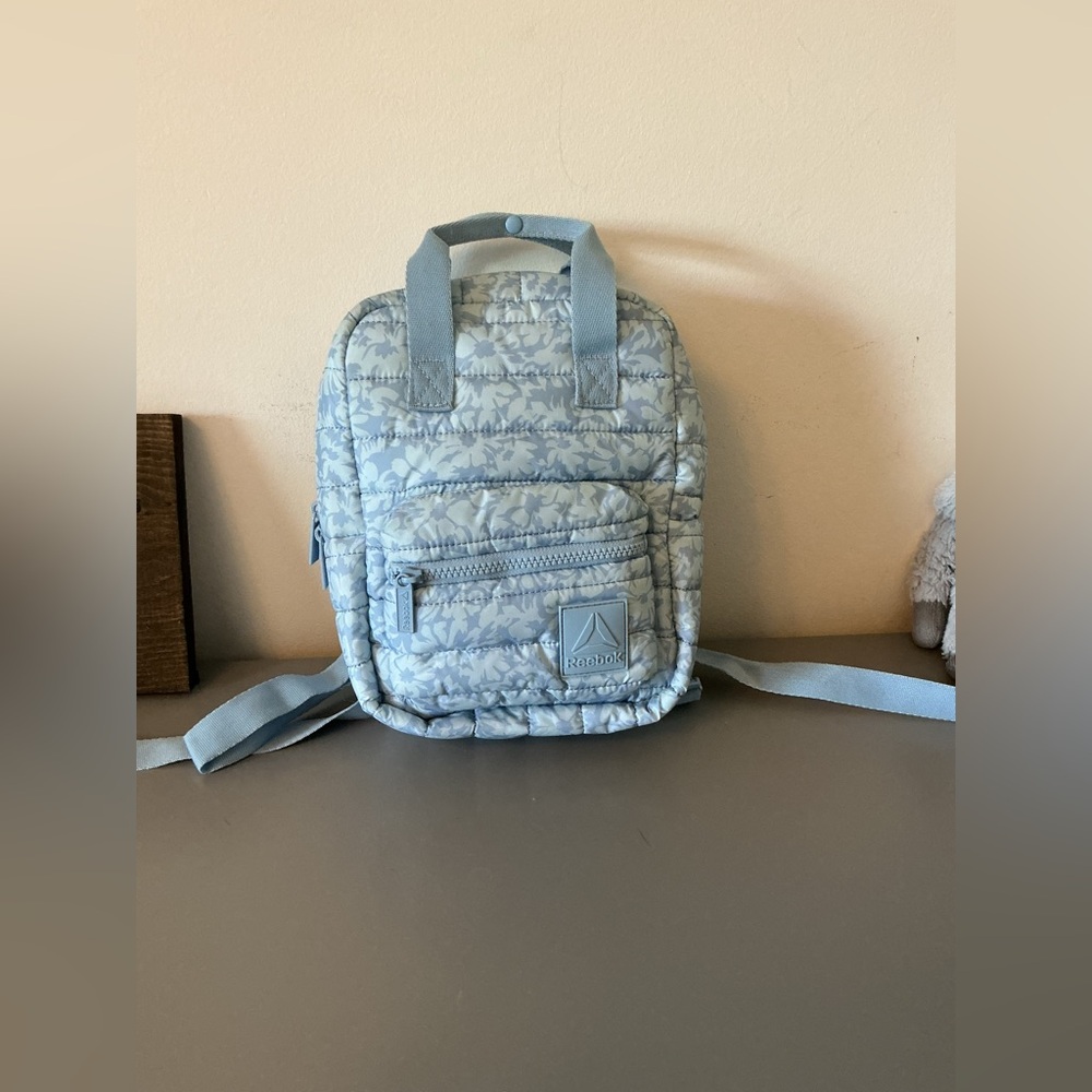 Light blue Reebok backpack